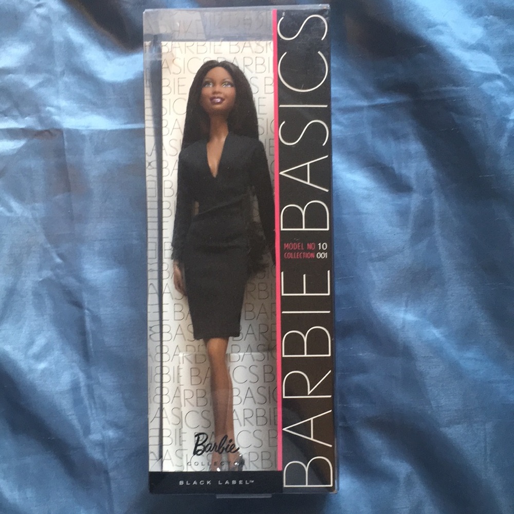 Barbie Black Dress Doll with Dark Brown Hair